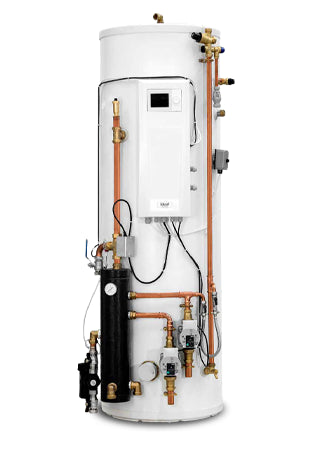 Ideal HP290 DHW Pre-Plumbed Cylinder with Buffer 210L 2 Zone