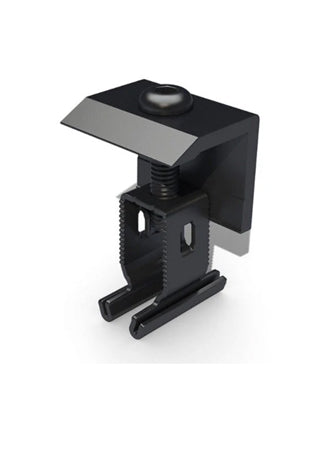 End Clamp+ 30 - 50mm Black (Pack of 300)
