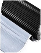 Embossed Aluminium Flashing Tape %96 Black %96 300mm Wide %96 5M Roll