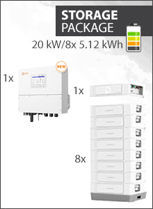Solis S6 EH3P20K-H-EU and Dyness Stack 100 41kWh Storage Package