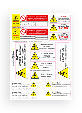 Hazard Label (Pack of 100)