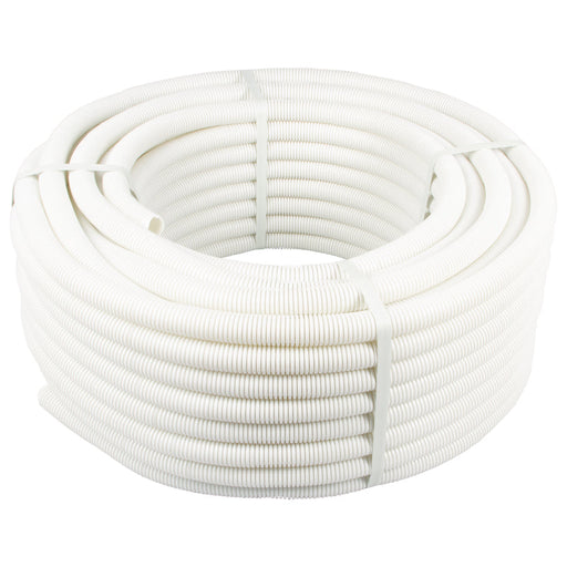 25mm flexible conduit (pvc) white 50 meters