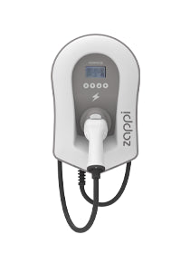 Zappi Single Phase EV Charge Point 7kW Type 2 Untethered White