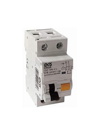 Proteus 16A Double Pole 1 Module Bidirectional C Curve 6kA 30mA Type A Compact RCBO