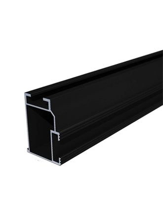 VarioSole+ Mounting rail 50 x 37 x 3600 mm black