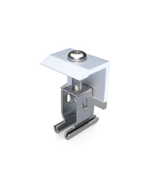 End Clamp+ 30 - 50mm Silver  (Pack of 120)
