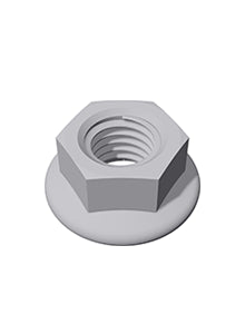 Serrated M10 flange nut (100 pack)
