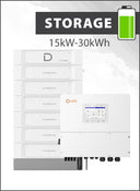 Solis S6 EH3P15K-H-EU and Dyness Stack 100 30kWh Storage Package