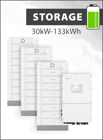 Solis S6 EH3P30K-H-EU and Dyness Stack 100 133 kWh Storage Package