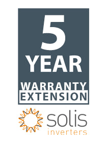 Solis Warranty Ext. of 5 years (Total 10y) for S6-EH3PK30-50K-H