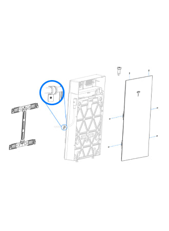 Powerwall 3 Expansion Wall Mounting Kit - 1978069-00-C