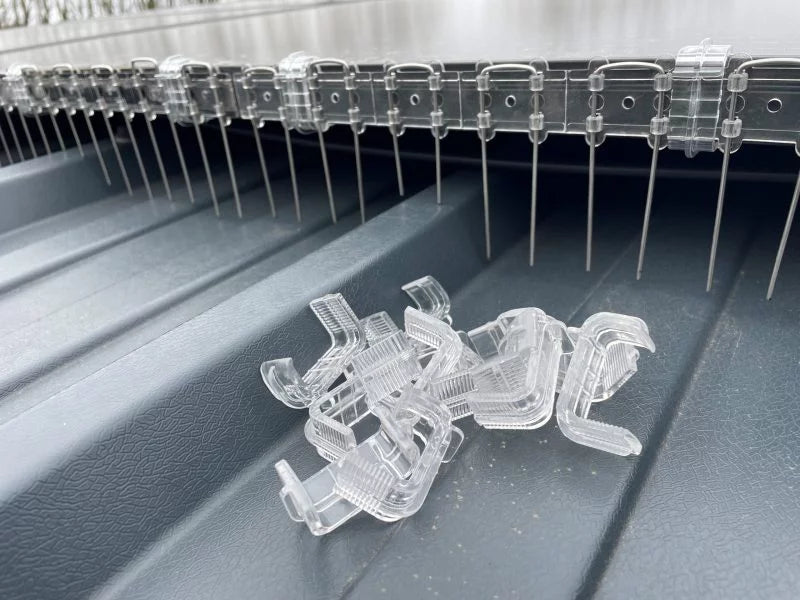 Solarguard Adjustable Solar Spike Bird Deterrent - 130mm-Clear
