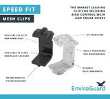 Solarguard Adjustable Solar Spike Bird Deterrent - 130mm-Clear